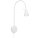 Briloner  Comfort Light LED Wandleuchte Flexarm Weiß