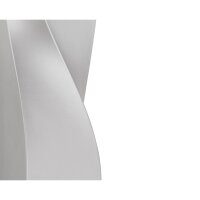 Telefunken LED Außenwandleuchte Up & Down 12W 2-flammig IP44 Geschwungen Silber