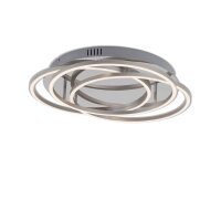 Briloner  Frame LED Deckenlampe Nickelmatt dimmbar über Lichtschalter