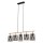 5-flammige Pendelleuchte Retro, Schwarz / Braun, 5 x E27 max. 60W, 96 x 120 cm – Briloner