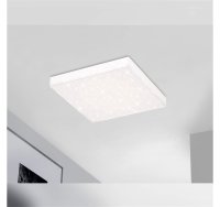 B-Kartonage Deckenleuchte Briloner LED Sternenhimmel eckig mit Fernbedienung dimmbar Lichtfarbe verstellbar Deckenlampe