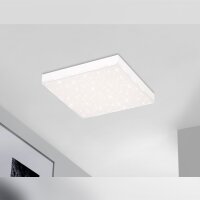 LED Deckenleuchte Sternenhimmel, Weiß, 15 Watt, 3000 – 6500K, dimmbar – Briloner