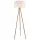 Stehleuchte Briloner Floor Stehlampe 148cm Stoffschirmleuchte Holz Weiß