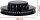 LED-Partylicht Colour Move, Schwarz, RGB, Musiksensor, Ø 12,5 cm – Briloner