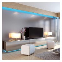 Briloner  LED RGB Lichtband 22W 5m Fernbedienung Dimmbar Kürzbar