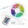 Briloner  LED RGB Lichtband 22W 5m Fernbedienung Dimmbar Kürzbar