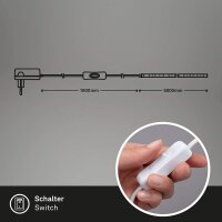 LED-Stripe LED Superline, Weiß, 500 cm, 14 Watt, 3000 Kelvin – Briloner