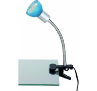 Briloner  Ledo LED Klemmlampe Flexarm Titanfarbig Blau