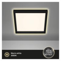 Deckenleuchte Briloner LED 18W backlight Effekt Schwarz...