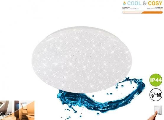 Briloner  Cool & Cosy LED Badlampe Farbtemperaturwechsler Sternenhimmel Deckenlampe