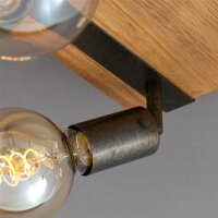 Strahler Briloner Holz Metall Spot Deckenlampe Deckenleuchte