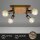 Strahler Briloner Holz Metall Spot Deckenlampe Deckenleuchte