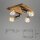 Strahler Briloner Holz Metall Spot Deckenlampe Deckenleuchte