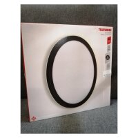 Telefunken Nizza LED Außenwandleuchte 15W Backlight-Effekt Rund Schwarz