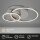 Deckenleuchte Briloner Frame LED 30W Deckenlampe dimmbar ü. Schalter Nickel-Matt