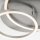 Deckenleuchte Briloner Frame LED 30W Deckenlampe dimmbar ü. Schalter Nickel-Matt
