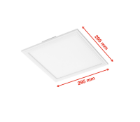 LED Deckenlampe Panel Deckenleuchte mit BW, Weiß, 13 Watt, 4000K – Telefunken
