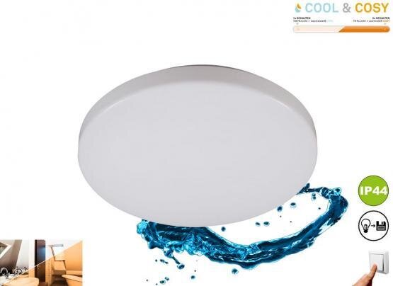 LED Deckenleuchte Cool & Cosy, Weiß, 12 Watt, 2700 / 4000K, CCT einstellbar – Briloner