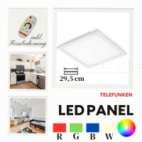 LED Deckenlampe Panel RGB Deckenleuchte mit Fernbedienung...