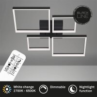Deckenleuchte Briloner Frame 40 Watt LED Deckenlampe...