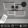 Deckenleuchte Briloner Frame 40 Watt LED Deckenlampe Fernbedienung dimmbar CCT Schwarz