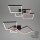 Deckenleuchte Briloner Frame 40 Watt LED Deckenlampe Fernbedienung dimmbar CCT Schwarz