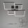 Deckenleuchte Briloner Frame 40 Watt LED Deckenlampe Fernbedienung dimmbar CCT Schwarz