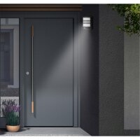 Telefunken LED Außenwandleuchte 12W Bewegungsmelder Dämmerungssensor IP44 Schwarz