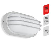 Telefunken LED Außenwandleuchte 12W IP44 Silber