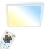 Briloner  Slim LED Panel 18W Fernbedienung Dimmbar Back...