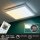 Briloner  Slim LED Panel 18W Fernbedienung Dimmbar Back Light Effekt Eckig Weiß
