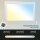 Briloner  Slim LED Panel 18W Fernbedienung Dimmbar Back Light Effekt Eckig Weiß