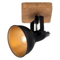 Briloner  Barnim Wandlampe 1-flammig Schwenkbar Spot Holz...