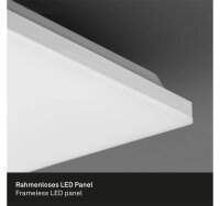 LED Deckenleuchte Panel Frameless, Weiß, 38 Watt, 3000 – 6500K, dimmbar – Briloner