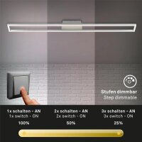 Briloner Deckenleuchte Frame LED 20W Stufendimmbar...