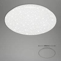 Deckenleuchte Briloner Sternenhimmel Deckenlampe WIFI App-Steuerung RGB SmartHome