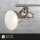 Deckenleuchte Briloner 4xE14 79CM Deckenlampe Schwenkbar Strahler Metall Spot Silber Weiß