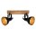 2-flammiger Deckenstrahler Barnim, Braun / Schwarz-Gold, 2x25W, E14-Fassung, Holz – Briloner