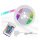 LED-Stripe LED RGB Lichtband, 300 cm, 12 Watt, dimmbar, mit Fernbedienung – Briloner