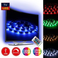 Briloner LED For TV Hintergrundbeleuchtung Fernseher 2m RGB