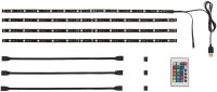 LED-Stripe LED for TV, Schwarz, 200 cm, mit Fernbedienung, RGB-Farbwechsel – Briloner