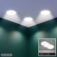 Briloner Flat In LED Einbaulampe 3er Set...