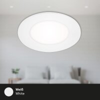 Briloner Flat In LED Einbaulampe 3er Set Neutralweiß Rund Weiß