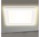 B-Kartonage Briloner  Frankfurt LED Außenlampe 8W IP44 Back Light Effekt Quadratisch Weiß