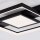 Deckenleuchte Briloner Frame LED Schwarz Lichteffekt Deckenlamp