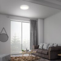 Deckenlampe Briloner Slim Panel LED 18W Fernbedienung Backlight