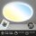 Deckenlampe Briloner Slim Panel LED 18W Fernbedienung Backlight
