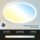 Deckenlampe Briloner Slim Panel LED 18W Fernbedienung Backlight