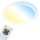 LED Deckenlampe Panel Slim, Weiß, 18 Watt, 2400lm, mit Fernbedienung – Briloner