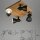 Briloner  Abbo Deckenlampe 4-flammig Spot Schwenkbar Strahler Holz Schwarz